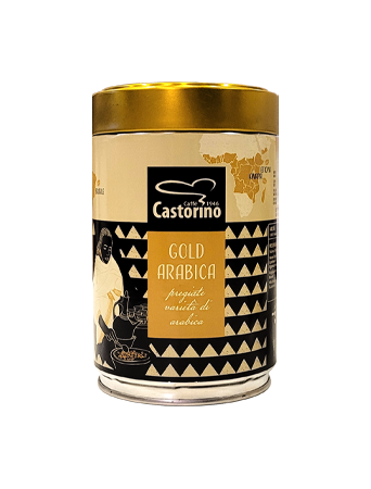Castorino - Gold Arabica - 100% Arabica - 250g gemahlen für Espressokocher