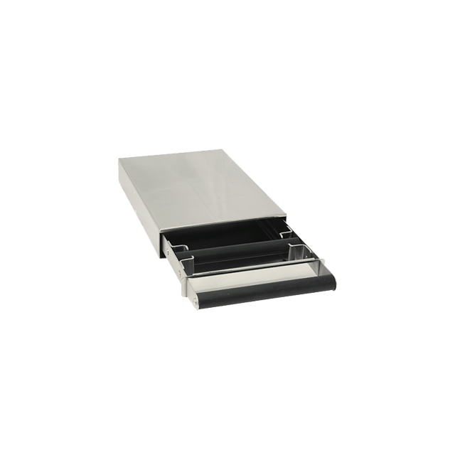 Bellezza Sudschublade SLIM MINI edelstahl poliert - 20 x 30 x 5,5cm 