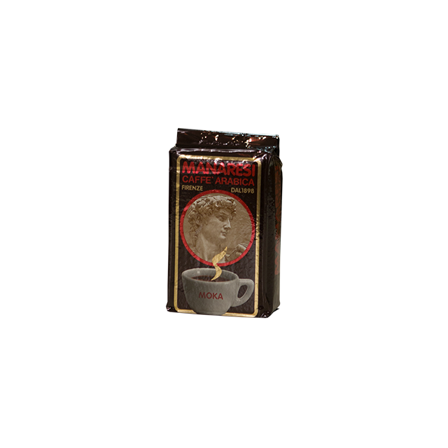 Caffe Manaresi - Super Bar Marrone - 60% Arabica - 250g pre ground for moka
