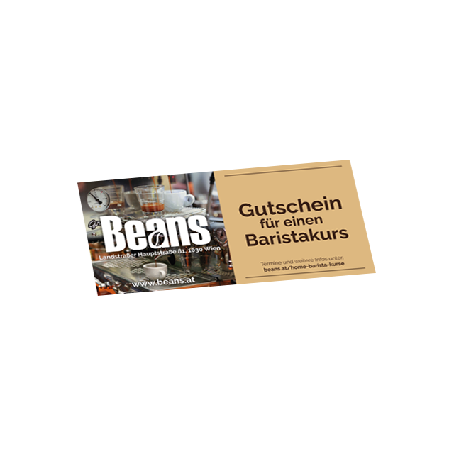 Baristakurs Gutschein