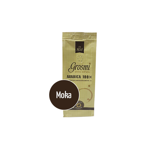 Caffe Grosmi - 100% Arabica 250g pre-ground for moka pot
