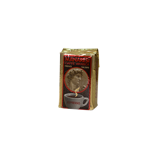 Caffe Manaresi - Gran Bar Oro - 90% Arabica - 250g preground  for espressomachine