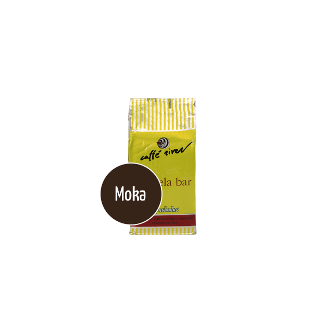 Caffè River - Moka Bar - 70% Arabica - 250g gemahlen (Espressokocher)