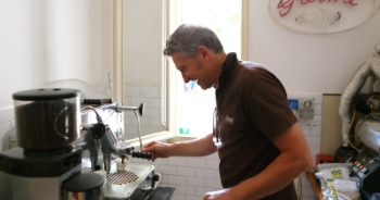 Espressovergnügen bei Caffè Grosmi