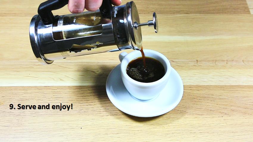 Brewing guide - French Press - serve Brewing guide - French Press - serve
