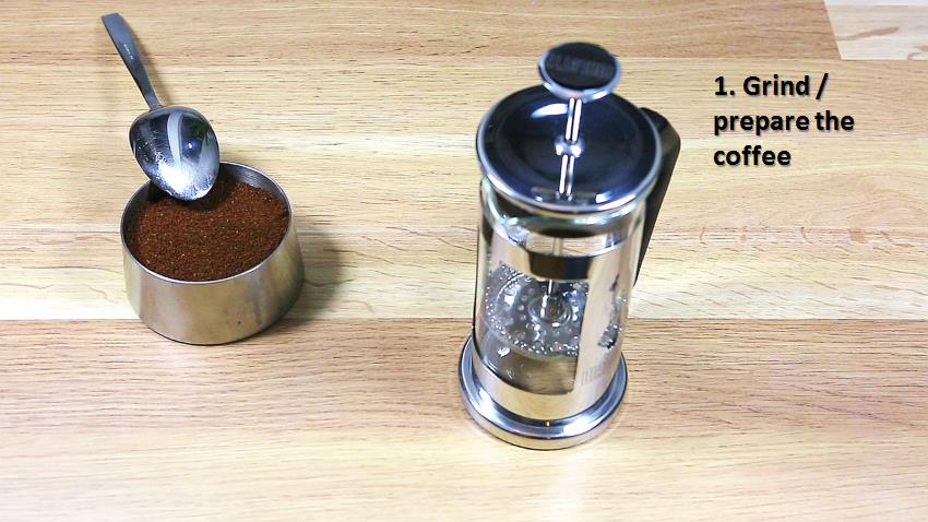 Brewing guide - French Press - ground coffee Brewing guide - French Press - ground coffee