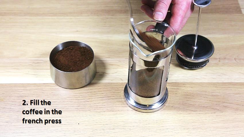 Brewing guide - French Press - fill coffee Brewing guide - French Press - fill coffee