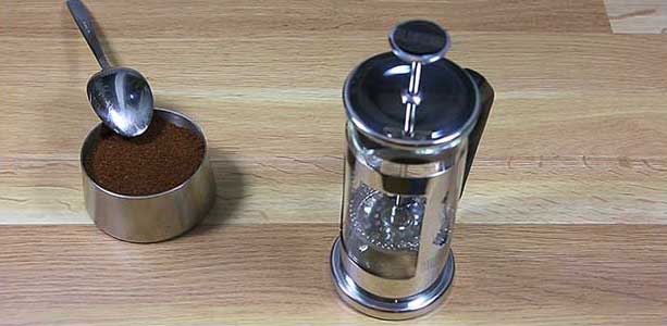 Brewing guide - French Press - ground coffee