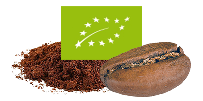 Organic Whole beans coffee for or pre-ground for Espressomachines in our store in Vienna and online