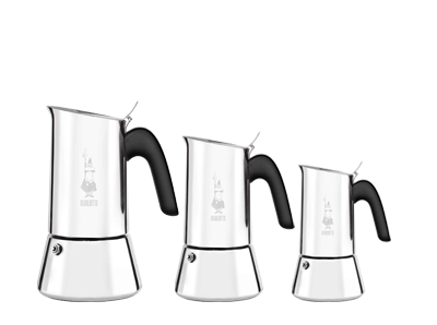 Original italian moka pots available in our store in vienna and online