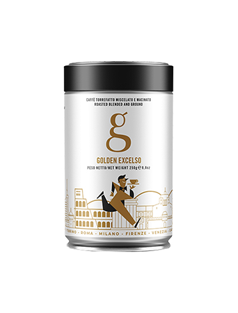 Golden Brasil Coffee pre-ground available at Beans Kaffeehandel online and in the store in Vienna 1030