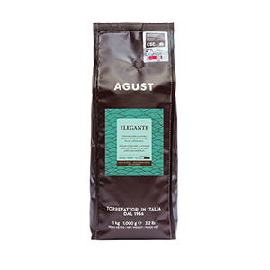 Caffe Agust - Elegante - 85% Arabica - 1000g ganze Bohne Caffè Agust Elegante
